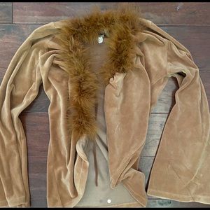 vintage top tie sweater